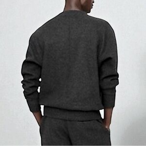 BR Brushed Crewneck Sweatshirt With Wool